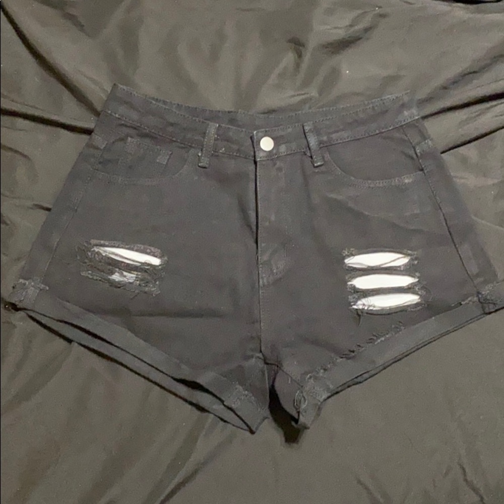 BRAND NEW Black Jean Shorts 😊😊